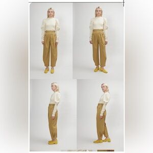 Ulla Johnson Tan Cropped Pants